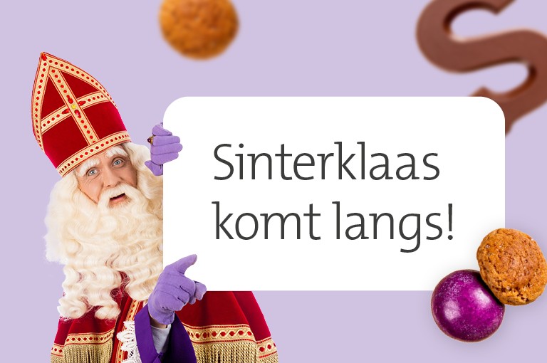 sinterklaas leest voor